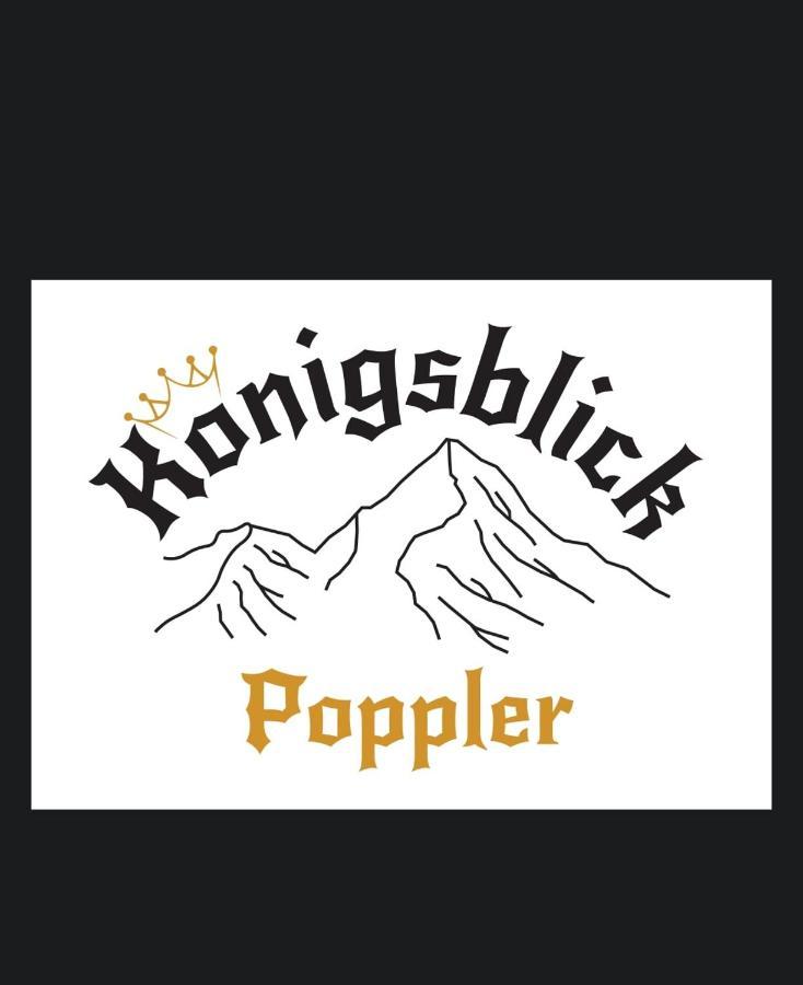 Koenigsblick Poppler Appartement Hopferau Buitenkant foto