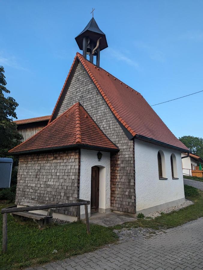 Koenigsblick Poppler Appartement Hopferau Buitenkant foto