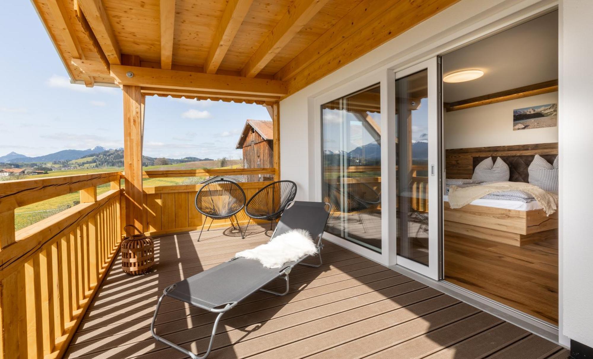 Koenigsblick Poppler Appartement Hopferau Buitenkant foto